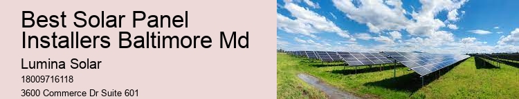 Best Solar Panel Installers Baltimore Md