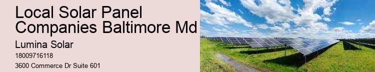 Local Solar Panel Companies Baltimore Md