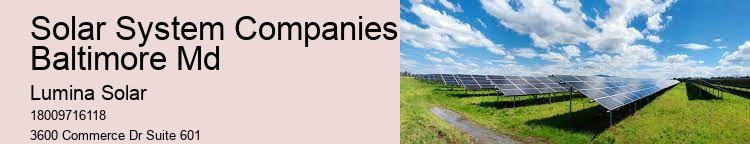 Solar System Companies Baltimore Md